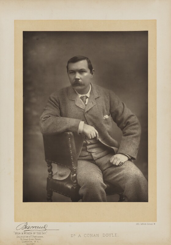 A portrait of Arthur Conan Doyle